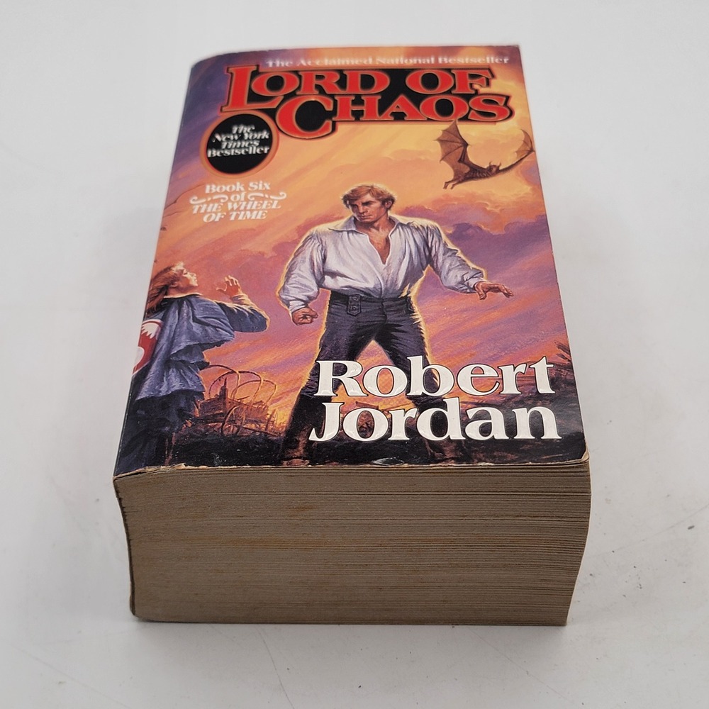 Robert Jordan Lord of Chaos Paperback Book Six Wheel of Time Fantasy Good